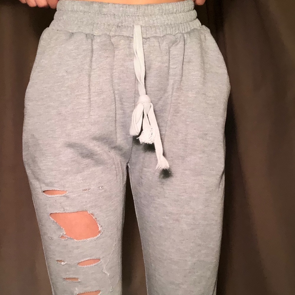 Ripped sweatpants